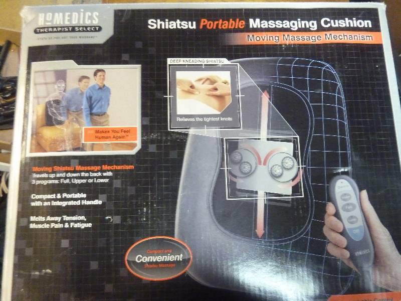 lot 112 image: Homedocs Siatsu Portable Massage Cushion