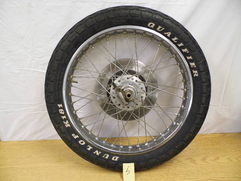 Motorcycle Tire w Rim