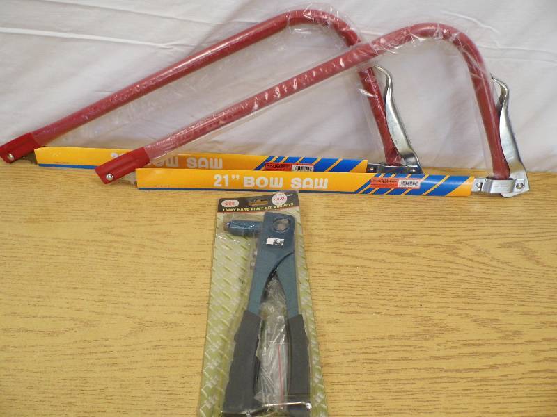 2 New Bow Saws & Rivet Kit