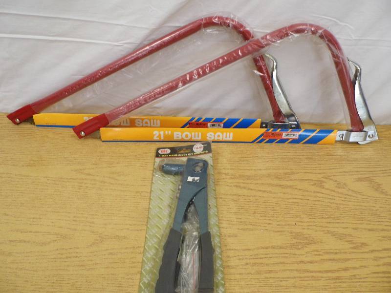 2 New Bow Saws & Rivet Kit