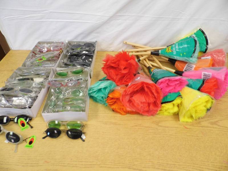 Feather Dusters & Sunglasses