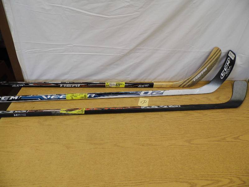 3 New Hockey Sticks