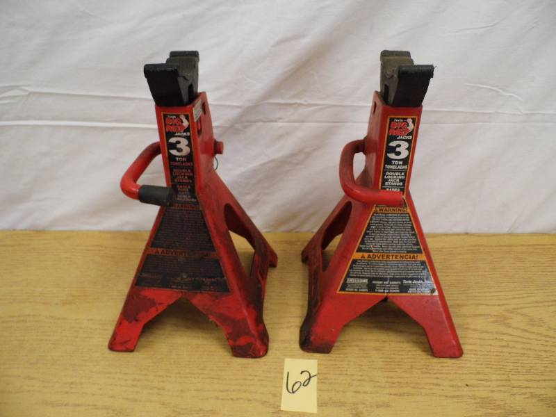 Pair  3 Ton Jack Stands