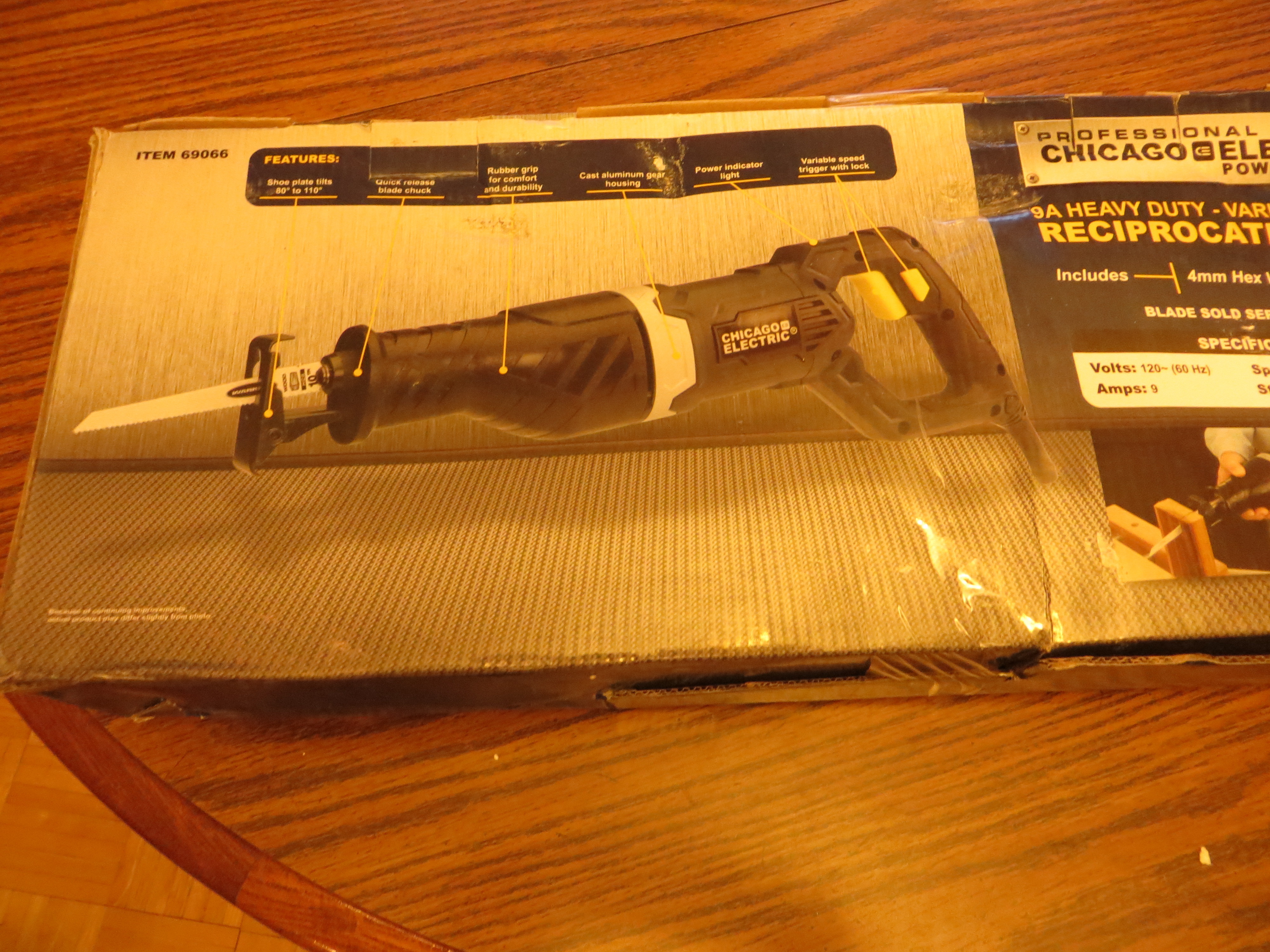 lot 3 image: Professional Series Reciprocating Saw