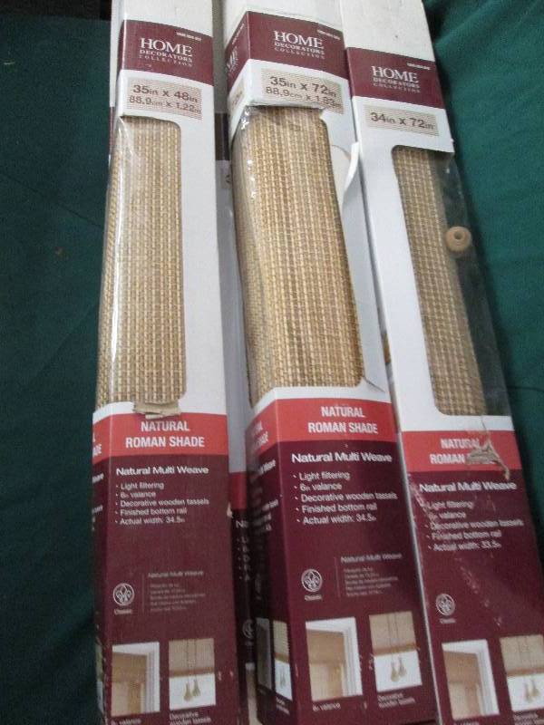 6 home decorators natural roman sha...