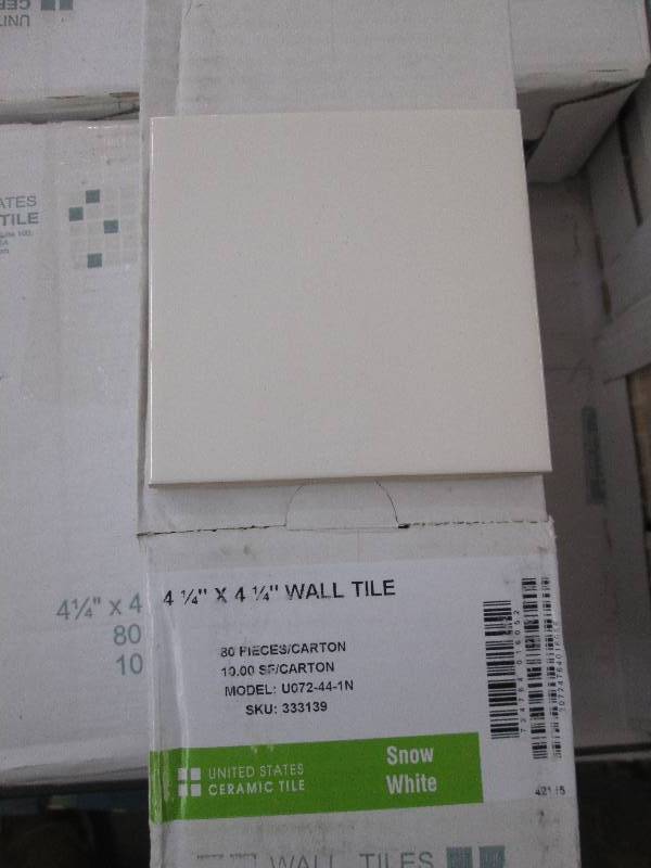 ceramic tile 4 14x4 14 snow white...