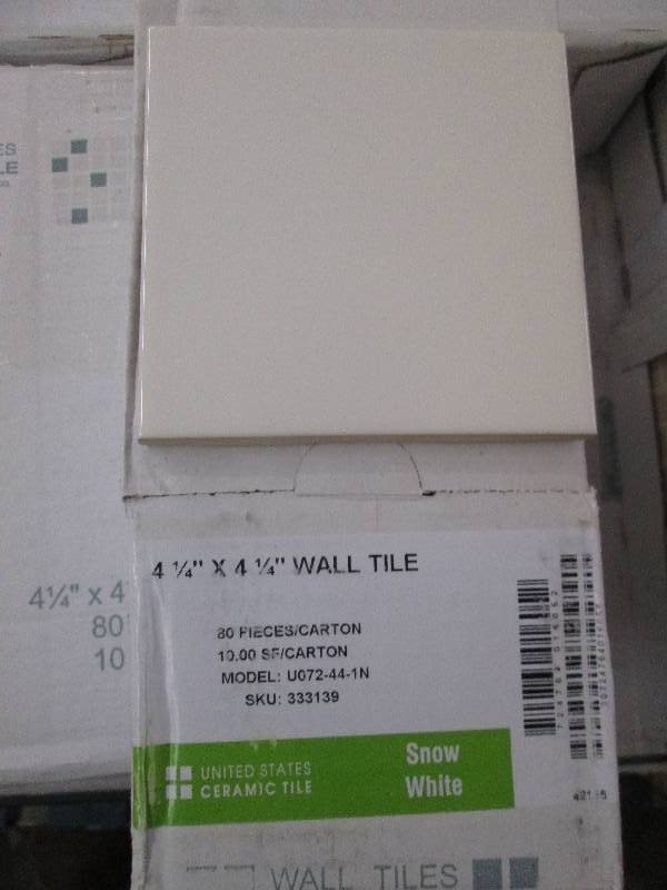 ceramic tile 4 14x4 14 snow white...