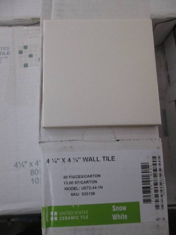 ceramic tile 4 14x4 14 snow white...