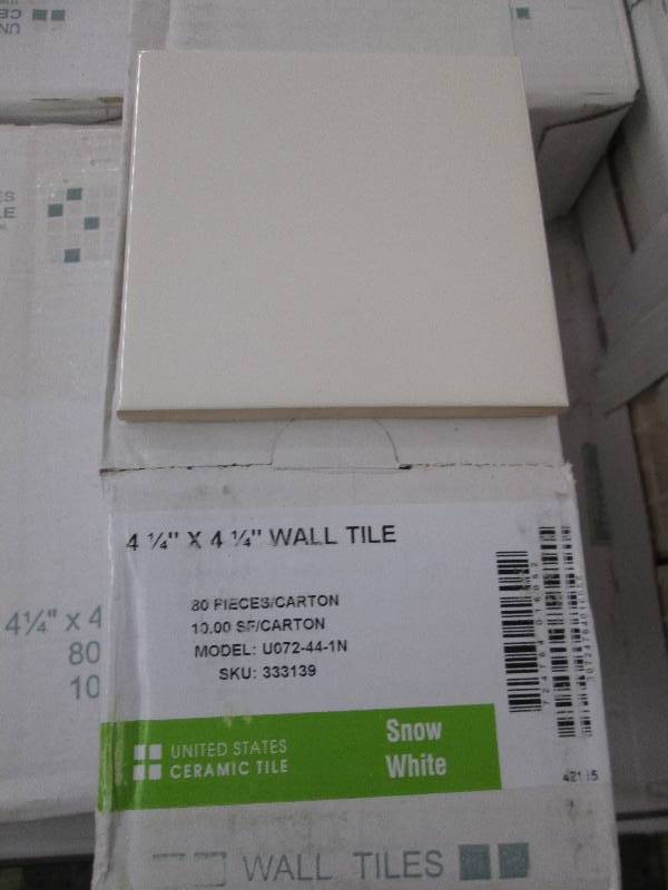 ceramic tile 4 14x4 14 snow white...