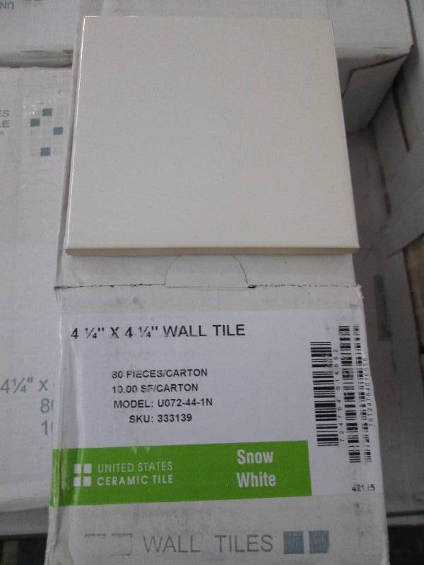 ceramic tile 4 14x4 14 snow white...