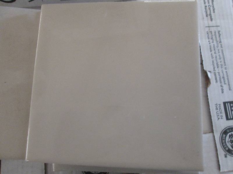 6x6 almond wall tile 3 boxes...