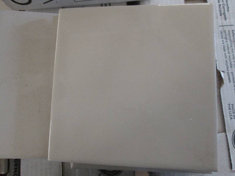 6x6 almond wall tile 3 boxes...
