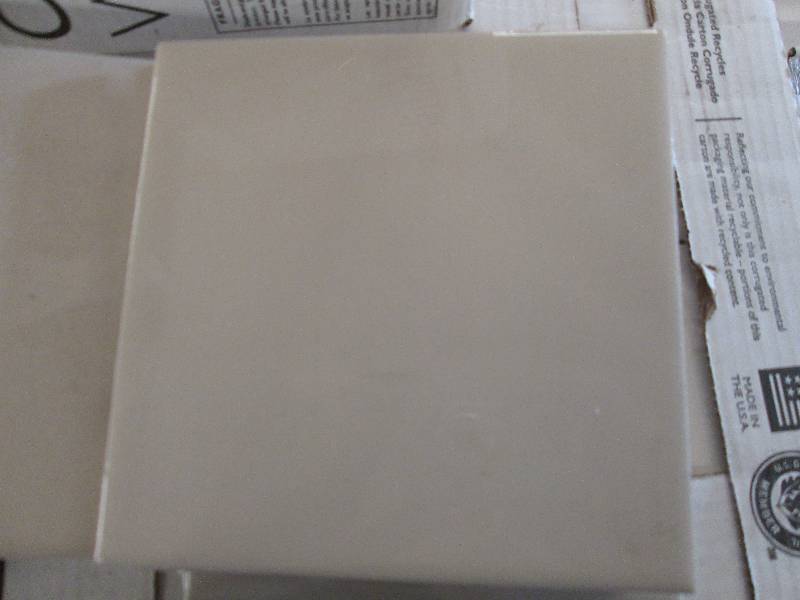 6x6 almond wall tile 4 boxes...