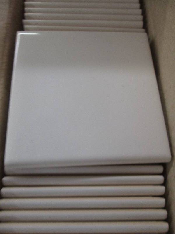 414x414 bullnose snow white wall ...