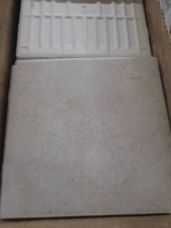 6x6 bone color tile...