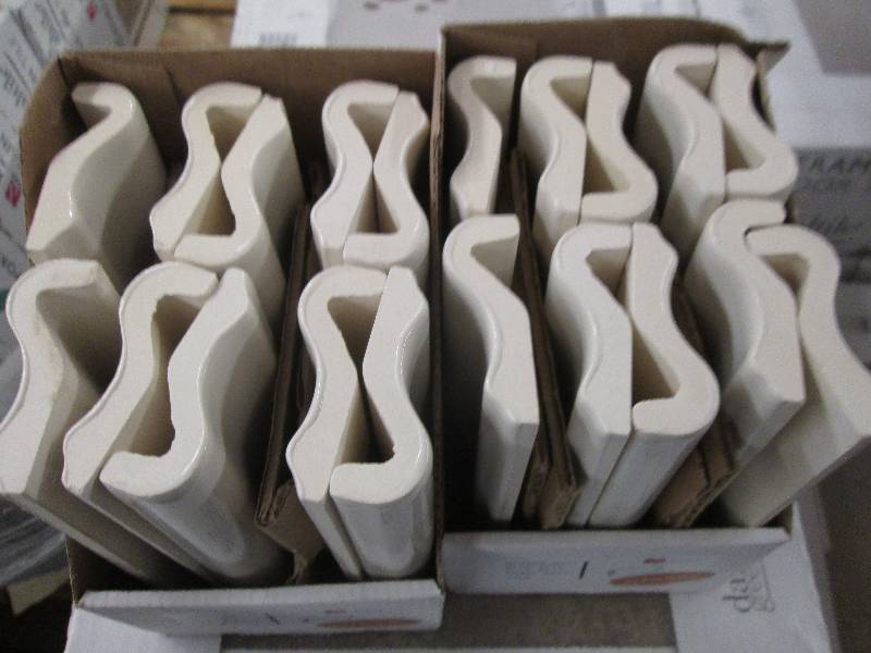 2x6 glazed wall tile almond ...