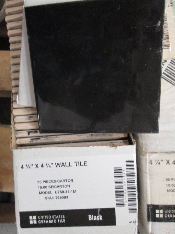414x414 black tile...
