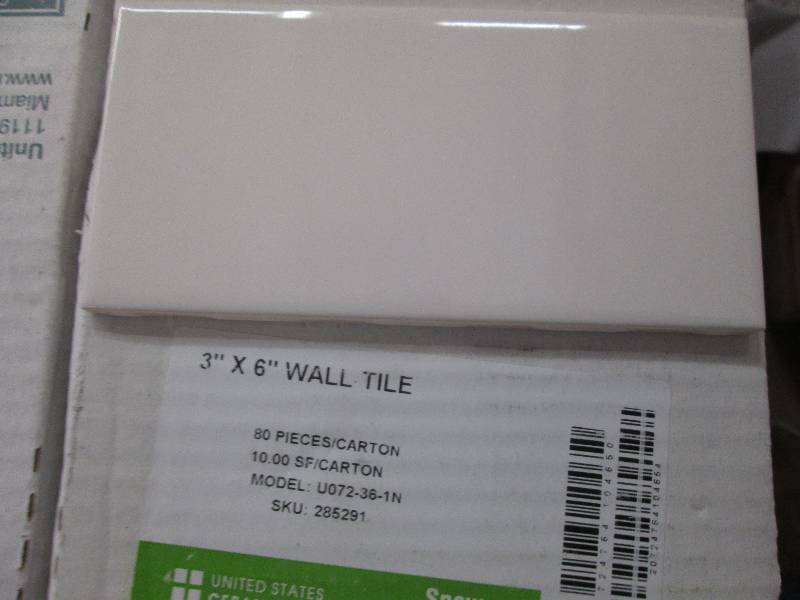 3x6 snow white wall tile 10 sqftbo...