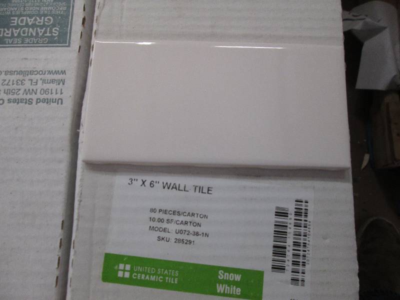3x6 snow white wall tile 10 sqftbo...