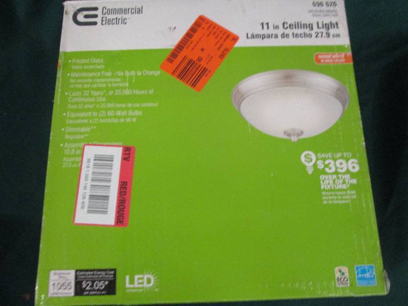 1 commercial electric 11 inch LED  ...