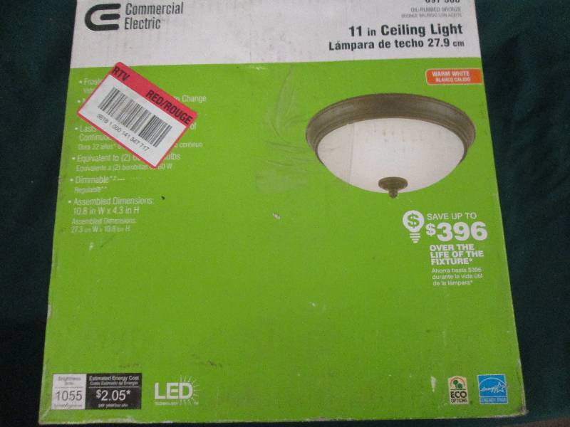 1 commercial electric 11 inch LED  ...
