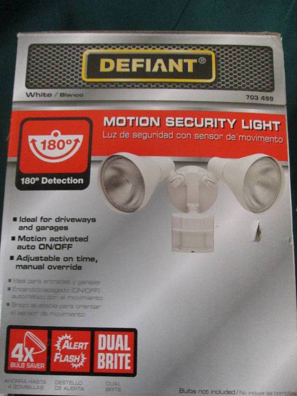 defiant motion security light looks...