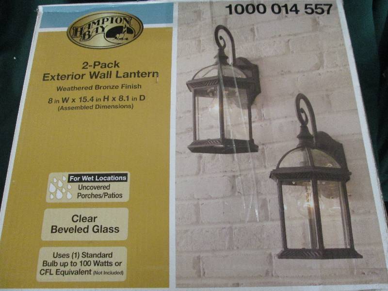 Hampton Bay 2-pack exterior wall la...