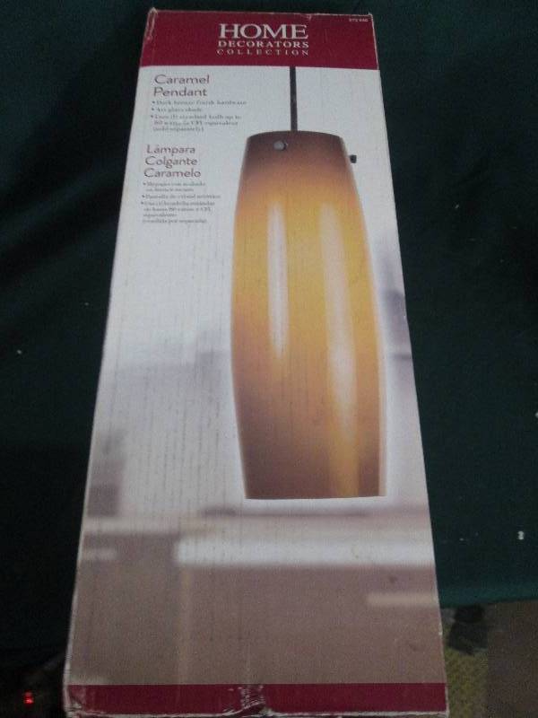 Home Decorators caramel pendant dar...
