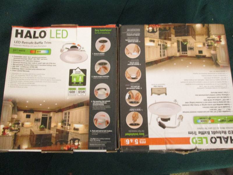 2 halo LED soft white retrofit baff...