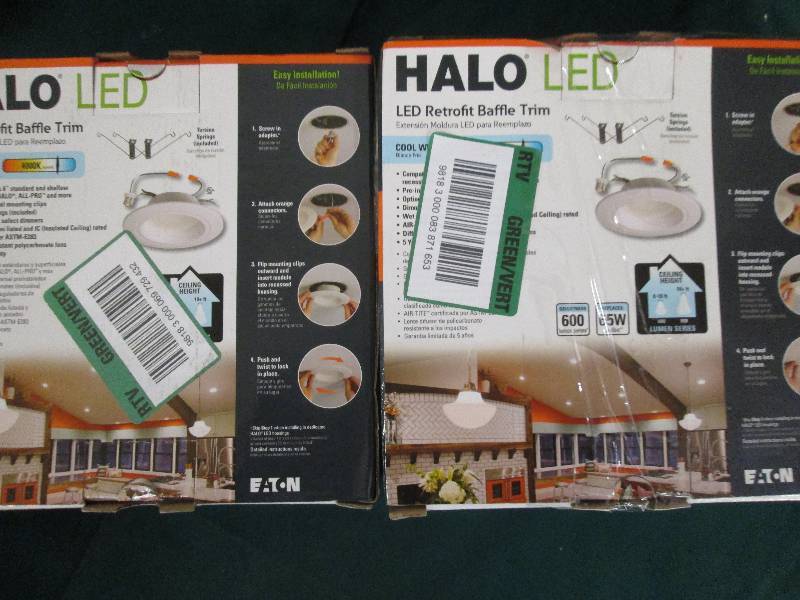 2 halo LED soft white retrofit baff...