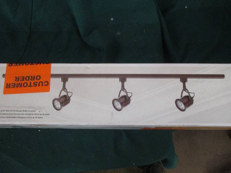 hampton bay halogen track light kit...