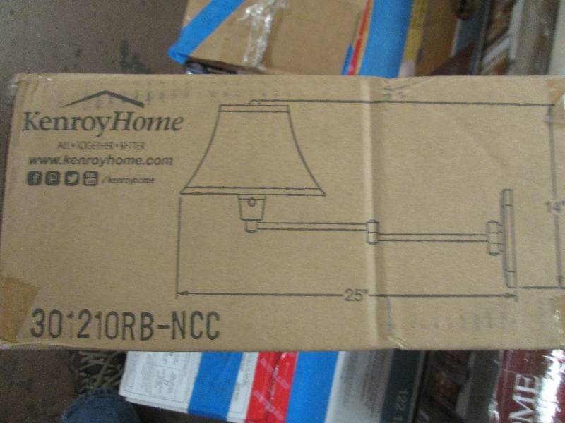 Kenroy home extendable wall lamp lo...