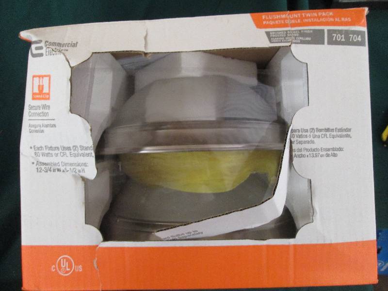 commercial electric flushmount twin...