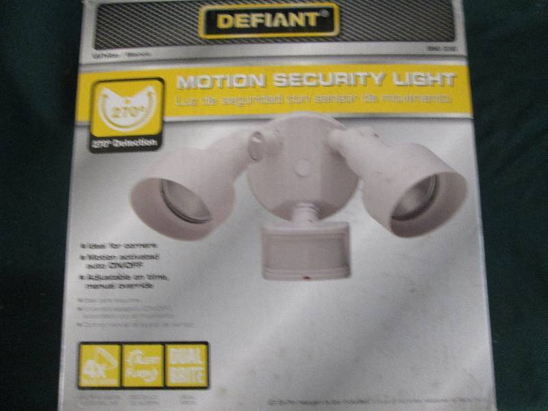 Defiant motion security light looks...