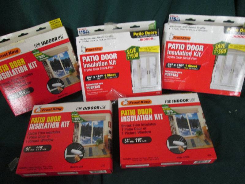 5 packs of frost king patio door in...