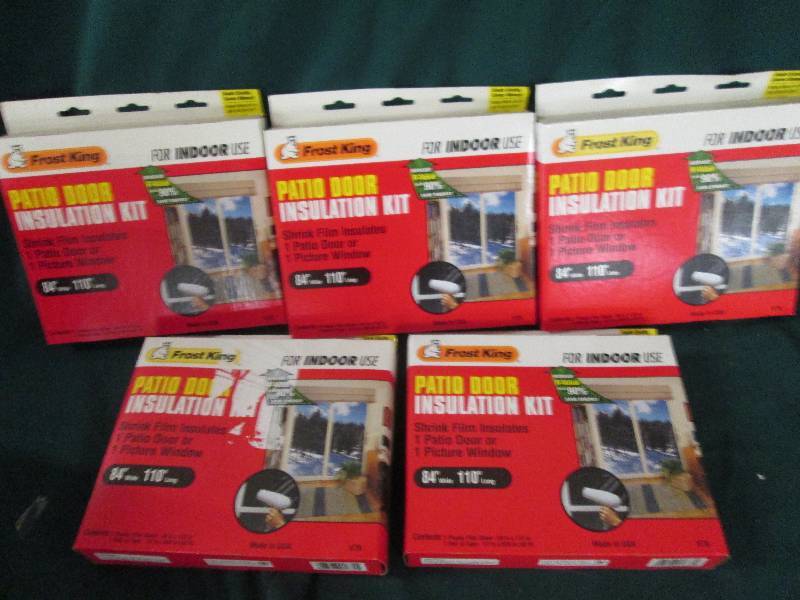 5 packs of frost king patio door in...