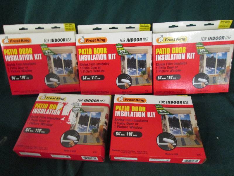 5 packs of frost king patio door in...
