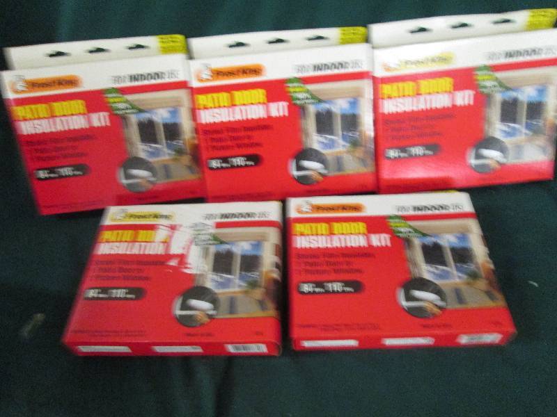 5 packs of frost king patio door in...