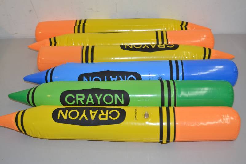 Inflatable Crayons