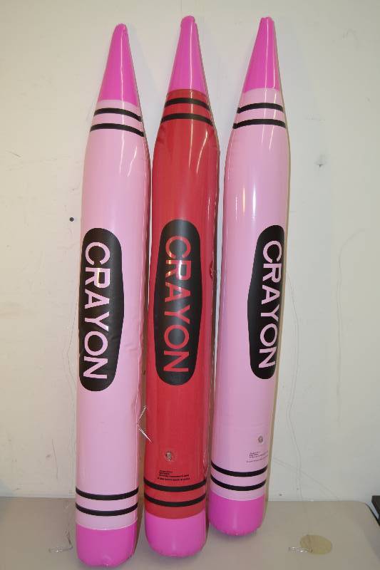 Inflatable Crayons