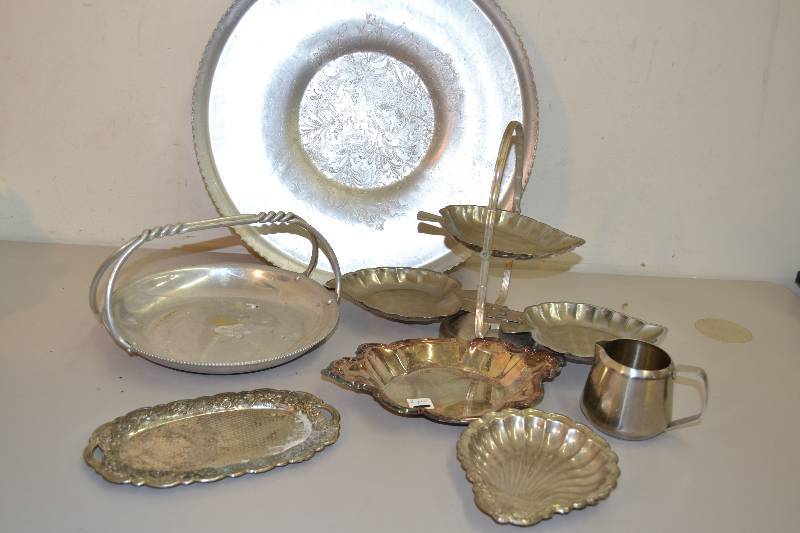 Silver Toned Serving Dishes