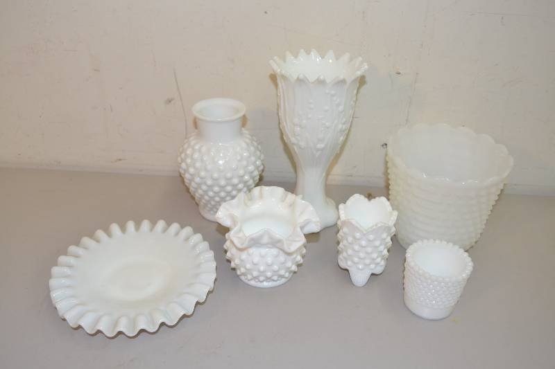 Vintage Hobnail Glassware