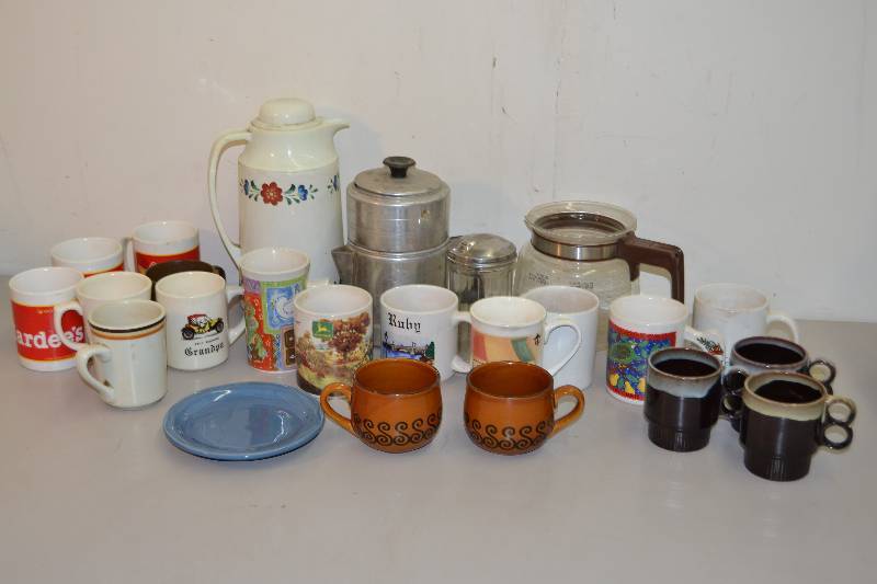 Coffee Pots and Mugs