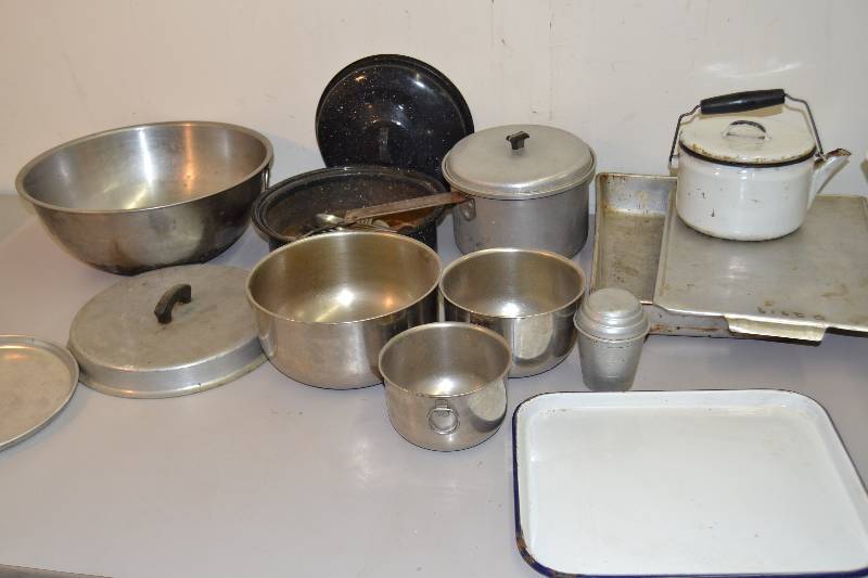 Enamelware and Kitchen Items