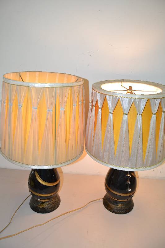 Vintage Lamps with shades