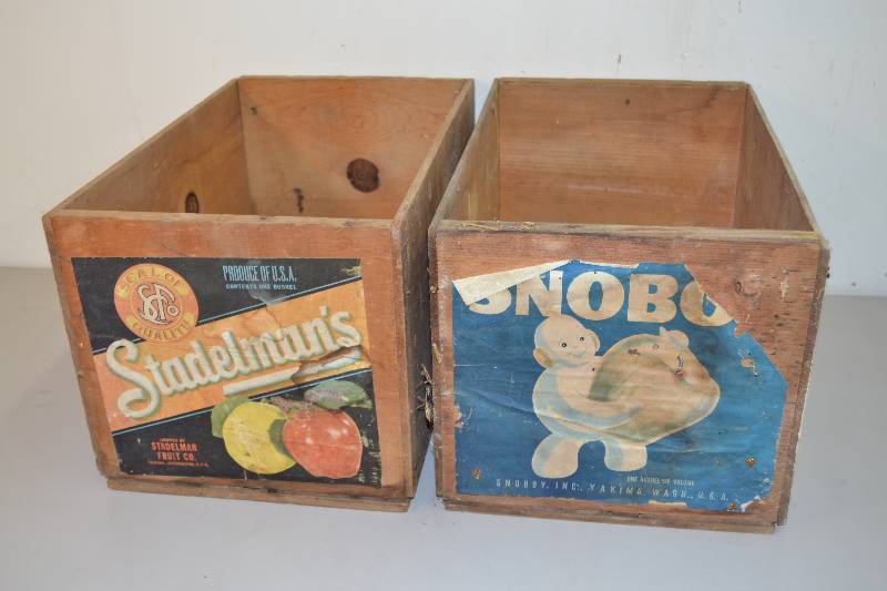 Vintage Wood Crates