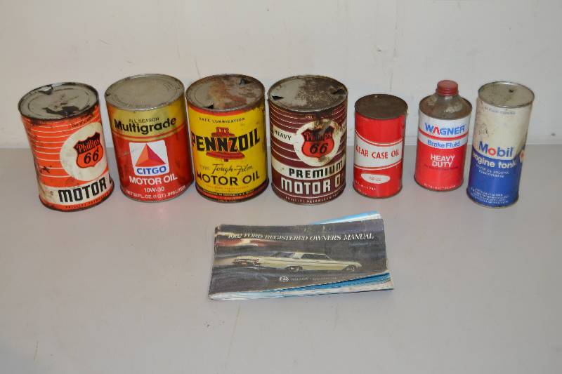 Motor oil cans