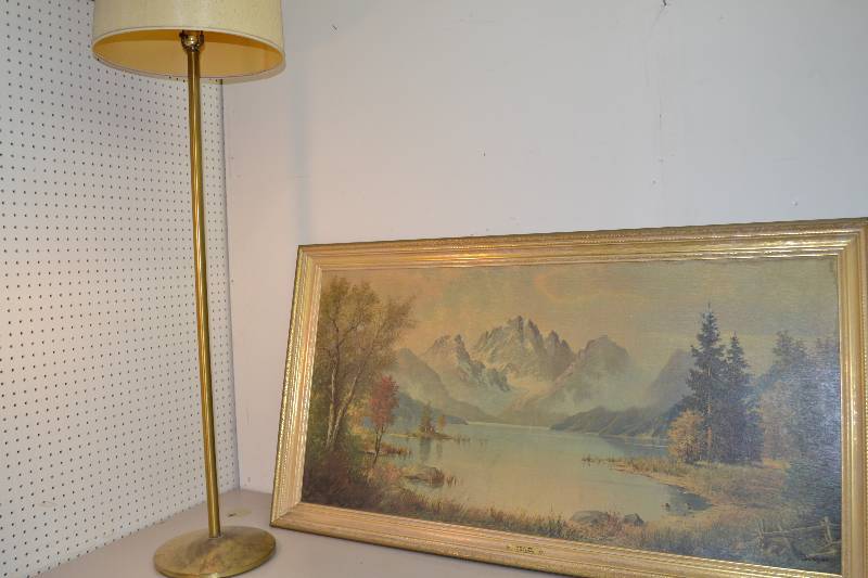 Print And Lamp January Auction 1 K Bid