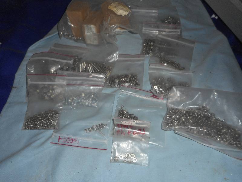 SMALL SCREWS AND NUTS