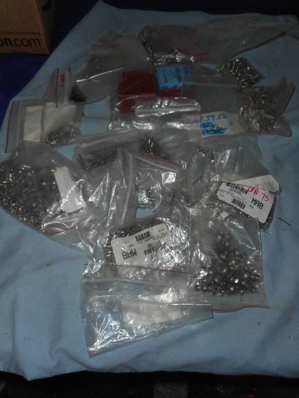 SMALL SCREWS AND NUTS
